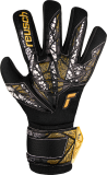 Reusch Attrakt Silver NC Finger Support 5470250 7740 white black gold front